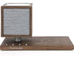 Tivoli Audio - Revive - Bluetooth speaker - draadloze Qi-oplader - Walnoot/Grijs