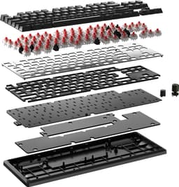 Corsair K70 CORE TKL Gaming Toetsenbord – Mechanisch – US‑QWERTY Layout – USB – Zwart — thumbnail 3