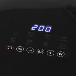 Emerio AF-131797.1 - grote digitale heteluchtfriteuse met dubbel verwarmingselement, niet meer tussentijds schudden en sneller klaar, 5,0 liter inhoud, 8 automatische programma's, Cool Touch, BPA-vrij, snel opwarmen, 2000 W — thumbnail 3