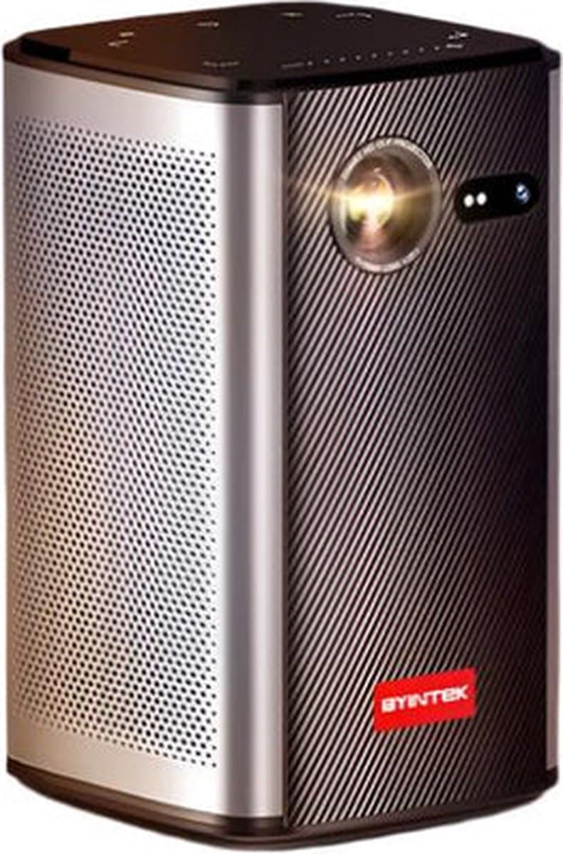 Byintek - P70 - Beamer - Projector Beamer - Mini Meamer - 960x540dpi - 20W - DLP Automatische focus - met WiFi - 300 ANSI Lumens - Zwart — afbeelding 1
