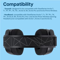 Vervangende Oorkussens & Hoofdband voor SteelSeries Arctis 1 / Arctis 3 / Arctis 5 / Arctis 7 Arctis 9 / Arctis Pro & Prime Hoofdtelefoon etc. van MMOBIEL - Cooling Gel Oorkussens & Stoffen Hoofdband — thumbnail 5