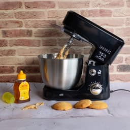 Royalty Line® PKM700 Keukenmachine - Keukenmixer 4 Liter - 1000W Keukenrobot - Foodprocessor Met Accessoires - Zwart — thumbnail 2
