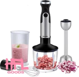 HFL Goods Handstaafmixer - 5 In 1 Blender - Groente Molen - Vleesmolen — thumbnail 1