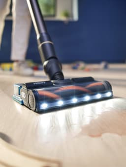 Philips Steelstofzuiger met Dweilfunctie XC7057/01 - Zuigmond met LED verlichting - Draadloos - Zonder Zak - Handstofzuigerfunctie - Alle Vloertypen - Lichtgewicht — thumbnail 3