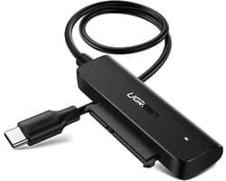 UGREEN  SATA naar USB C 3.0 kabel Adapter 2.5 inch SSD/HDD harde schijf uitbreiden Connector PC/LAPTOP  (zwart)