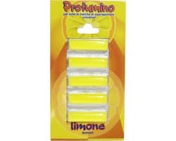 Stofzuiger geurstaafjes - Citroen - 1x 5 stuks - universeel luchtverfrisser geur - parfum geur verfrisser geurverfrisser voor stofzuigers - stofzuigerverfrisser