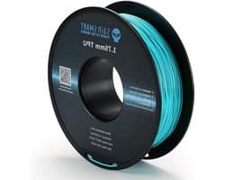 Flexibele 1.75mm Neon Color TPU Filament - 800g Rol - Nauwkeurigheid +/- 0.05 mm - Neon Cyaan