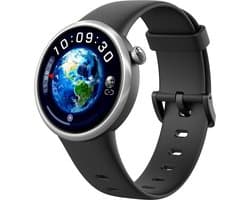 Smartwatch Kinderen – Stappen – Hartslag – Calorieën – Slaap Monitor – Zwart