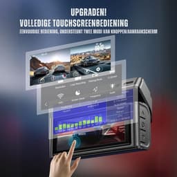 Dual Dashcam - Dashcam Voor Auto 4k - Voor en Achter Camera incl. 64GB SD-kaart – Auto Camera Met Parkeermodus - G-Sensor - App Bediening - Nachtzicht — thumbnail 2