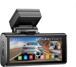 Azdome M580 Ultra 5K 2CH dashcam voor auto- met Full HD achtercamera - 4.0 Inch Touchscreen- GPS- WiFi - IR Nachtzicht- G-Sensor - Parkeerbeveiliging — thumbnail 2