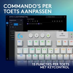 Logitech G915 X LIGHTSPEED TKL Low-Profile Wireless Gaming Keyboard gaming toetsenbord — thumbnail 4