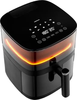 MEDION X10 XL hetelucht friteuse (5 liter XXL frituurmand, stoom voor knapperig voedsel, 1.500 watt, kijkvenster, schudalarm, digitaal bedieningspaneel, 10 automatische programma's, tot 230 °C) — thumbnail 20