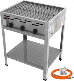 RVS Gas BBQ Meister Solide met onderstel 12 kW — thumbnail 1