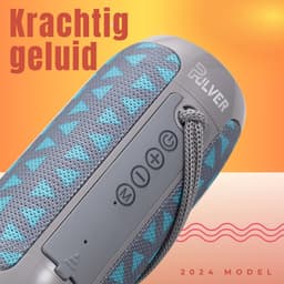 Pulver draadloos Speaker Grijs - Muziek box - TG Prox - 10 watt - Speakers – Draadloos – werkt op bluetooth — thumbnail 3
