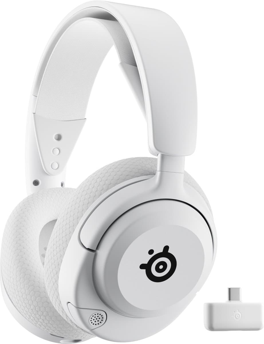 SteelSeries Arctis Nova 5 Wireless - Draadloze Gaming Headset - Wit - 100+ audio presets - 60 uur accuduur - 2.4-GHz en Bluetooth - PC, PS5, Switch & Mobiel — afbeelding 1