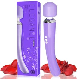 Sensual-U Elegance Curve - Fluisterstille Vibrator - Wand massager voor Clitorale stimulatie – Seksspeeltje met 8 snelheden en 20 standen – Lila — thumbnail 1
