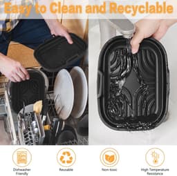 Accessoires voor heteluchtfriteuse - Multifunctionele Airfryer Accessoireset en Siliconen Vorm — thumbnail 7