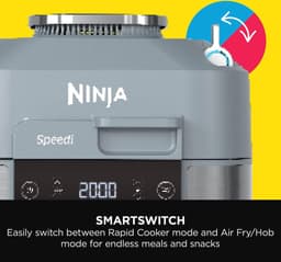 10-in-1 Snelkook & Air Fryer, 5,7L, Snel Maaltijden, Stoom, Grill, Bak, Rooster en Meer — thumbnail 7