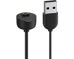 By Qubix - Oplader met USB aansluiting - Geschikt voor Xiaomi Mi Band 5 / 6 / 7 - 45 cm