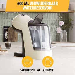 Tristar CM-2301 - Koffiecupmachine 1400W - 3 in 1 Koffiemachine - Uitneembaar water reservoir - Creme — thumbnail 2