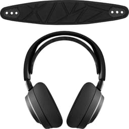 kwmobile vervangende koptelefoonband voor SteelSeries Arctis NOVA PRO / NOVA 7P / NOVA 7X koptelefoon band - Nylon zachte hoofdband voor hoofdtelefoon in zwart — thumbnail 2