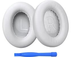 Vervangende Oorkussens voor Bose NC700 / Bose 700 Noise Cancelling Hoofdtelefoon van MMOBIEL - Memory Foam en Protein PU Koptelefoon Oorkussens - Noise Isolation Earpads – Wit