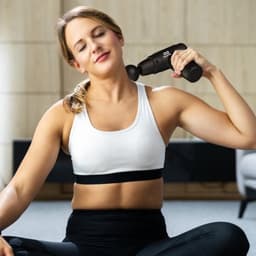 Dual R&D Massage Gun + GRATIS Adapter - Massage-Gun -Mini Massage gun - Massage Apparaat -Massagegun - Massage pistool - incl. 4 opzetstukken - Draadloos - Oplaadkabel — thumbnail 4