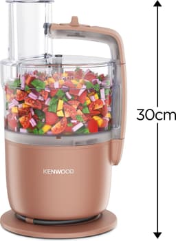 Kenwood MultiPro Go FDP22.130RD - Foodprocessor - Roze - Express Serve - Go collectie — thumbnail 2