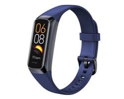 Evy24 Activity Tracker Amoled - Stappenteller - Bloedruk - Hartslagmeter - Slaapmonitor - Saturatiemeter – Sporthorloge - Smartwatch - Activity Tracker - Blauw