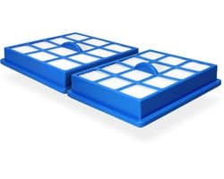 2x Dparts HEPA filter geschikt voor Philips PerformerActive series - Performer Active Eco stofzuigerfilter - stofzuiger hepafilter - nr. CP0425/01 - 432200493941