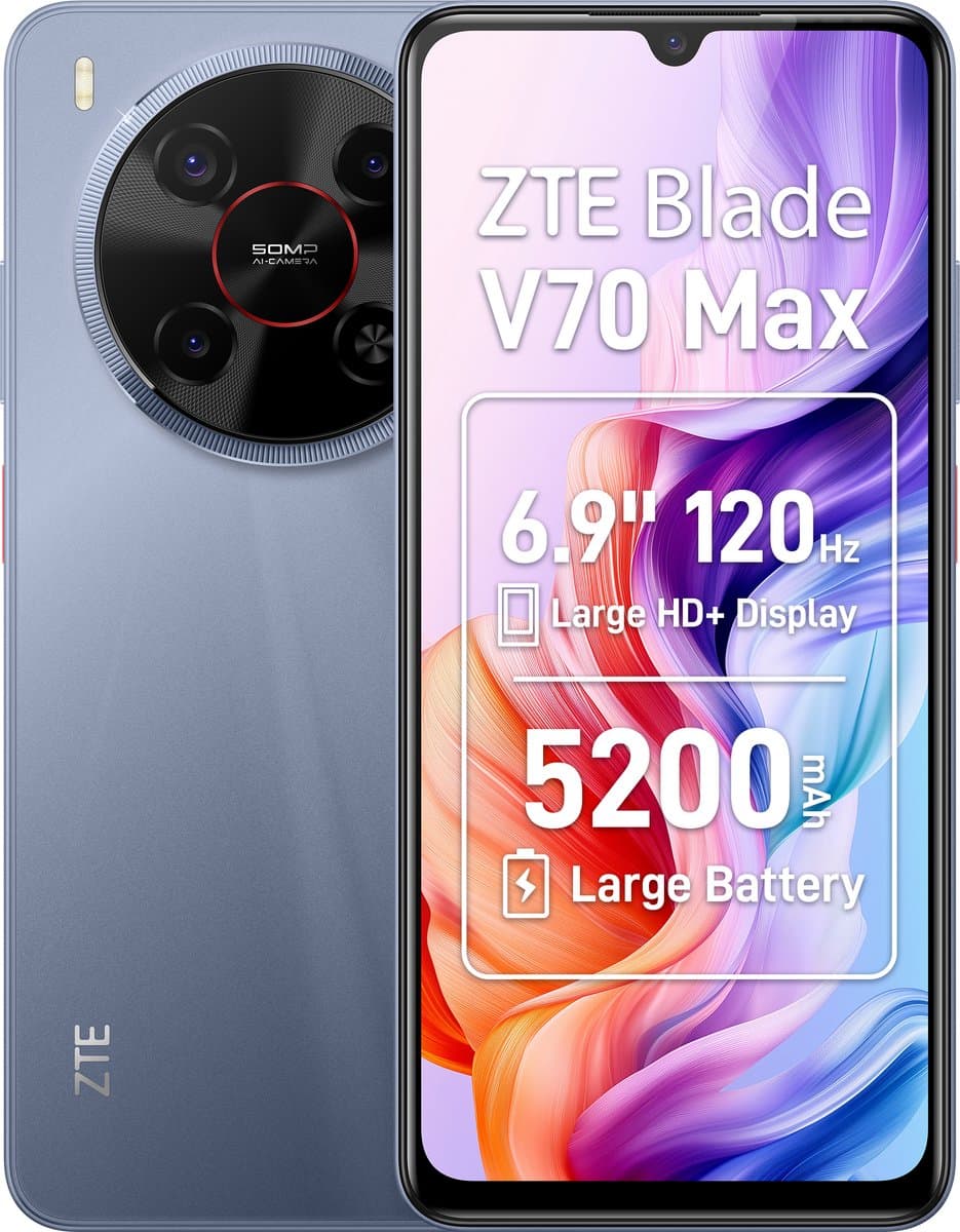 ZTE Blade V70 Max - 4GB/256GB - Galactic Grijs — afbeelding 1