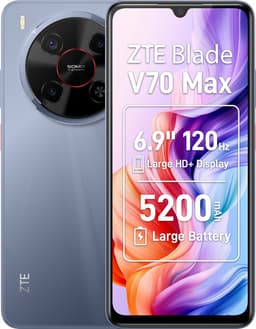 ZTE Blade V70 Max - 4GB/256GB - Galactic Grijs — thumbnail 1