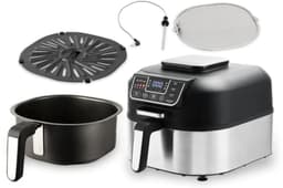 Swiss Pro+ Air Fryer & Air Grill - 6L - Zilver/Zwart - 1760W — thumbnail 4