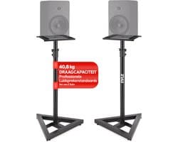 Pyle Luidspreker Standaard – Speakerstatief - Speaker Standaard- Luidsprekerhouder met Verstelbare Hoogte