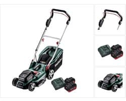 Metabo RM 36-18 LTX BL 36 accugrasmaaier 36 V ( 2x 18 V ) LTX Brushless + 2x accu 8.0 Ah + lader