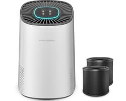 Erikssøn Luchtreiniger Air Purifier Elite - 2x HEPA-14 Filter - Wit - 240 m3/u - Helpt tegen stof, hooikoorts, huisstofmijt en allergie - Met Hepa Filter - Met Ionisator