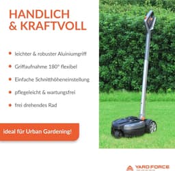 Accu-grasmaaier, Grastrimmer en Heggenschaar voor Kleine Tuinen - 3-in-1 Ontspannen Tuinieren — thumbnail 3