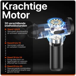 Xssive Mini Massage Gun - 3200 RPM - Professioneel Massage Apparaat - Krachtige Massagegun in Zakformaat - 30 Snelheden — thumbnail 5
