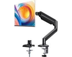 Verstelbare Monitorarm - Bureausteun voor Schermen - Hoogte Verstelbaar - 1 stuk