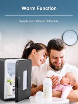 Minibar - Mini Koelkast - Skincare Fridge - Zwart — thumbnail 5