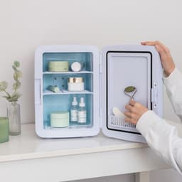 Minibar - Mini Koelkast Glazen Deur - Drankenkoelkast - Flessenkoelkast - 10L- Blauw — thumbnail 6