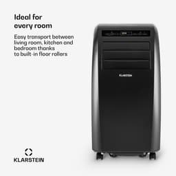 Klarstein Mobiele airconditioner met luchtafvoerslang, 4-in-1 airconditioner met ventilator, luchtontvochtiger & nachtmodus, Kleine & draagbare airconditioner voor thuis & op kantoor, Laag verbruik, 10000 BTU,0 kW voor 42 m² - voor Kantoor — thumbnail 8