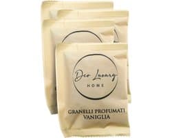 Dparts geurkorrrels - Vanille - 4x 35 gram - Geurzakjes voor in stofzuiger - Stofzuigerzak geur verfrisser