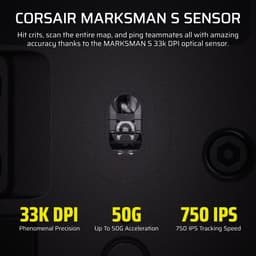 Corsair Scimitar Elite Wireless SE - Draadloze Gaming Muis - Rechtshandig - Bluetooth - Optisch - 33000 DPI - Wit — thumbnail 4