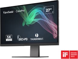 Viewsonic VP2788-5K computer monitor 68,6 cm (27") 5120 x 2880 Pixels 5K Ultra HD LED Zwart — thumbnail 2