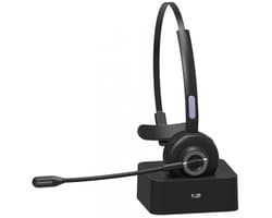 Headset met Microfoon Draadloos - Professionele Draadloze Headset - Voor Computer PC - Laptop - Office Koptelefoon - Bluetooth Koptelefoon