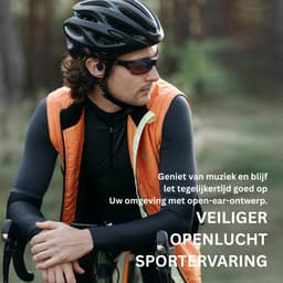 Bone Conduction Headphone - Koptelefoon voor Activiteiten - Draadloos - Bleutooth - Grijs — thumbnail 5