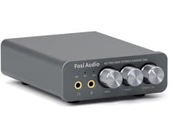 Fosi Audio K5 Pro DAC Amp Koptelefoonversterker - USB C/Coaxiaal/Optisch naar 3.5mm AUX/RCA-aansluiting - voor Gaming