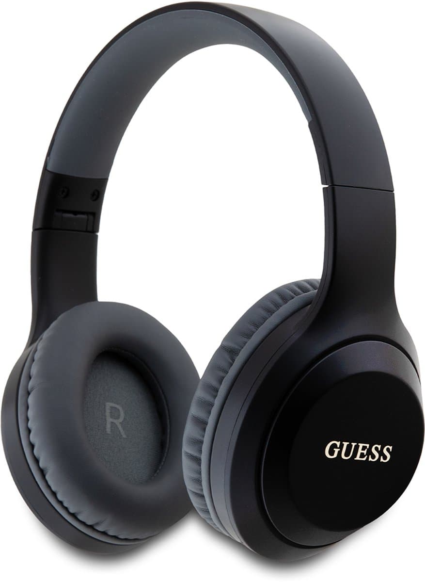 Guess Classic Logo Draadloze Koptelefoon Zwart — afbeelding 1
