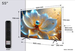 TCL 55T8C 55-inch 4K Ultra HD 144Hz Gaming Smart TV, AI Spraakbesturing, HDR10+ — thumbnail 13